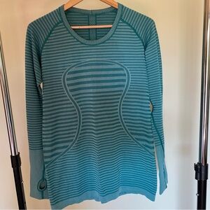 Lululemon Blue Swiftly Tech Long Sleeve